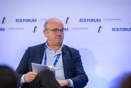 ECB’s de Guindos: ‘Growth Is the Main Risk We Are Facing Now’