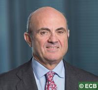 ECB’s de Guindos: Inflation Data Were Positive, Growth Risks to the Downside