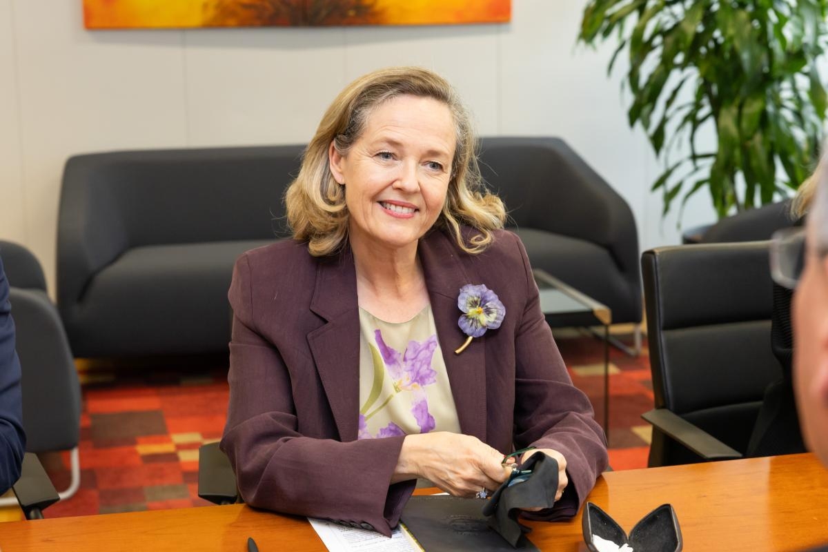 Calviño, Asked About Going to ECB, Says She Is Committed to EIB Role