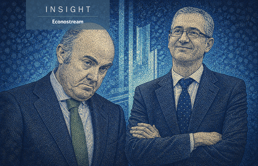 ECB Insight: De Guindos’ Praise for de Cos Keeps Getting Fainter