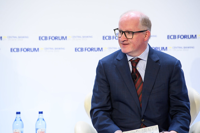 ECB’s Lane: Inflation Battle ‘Not Entirely Over, We Need to See Services Come Down’