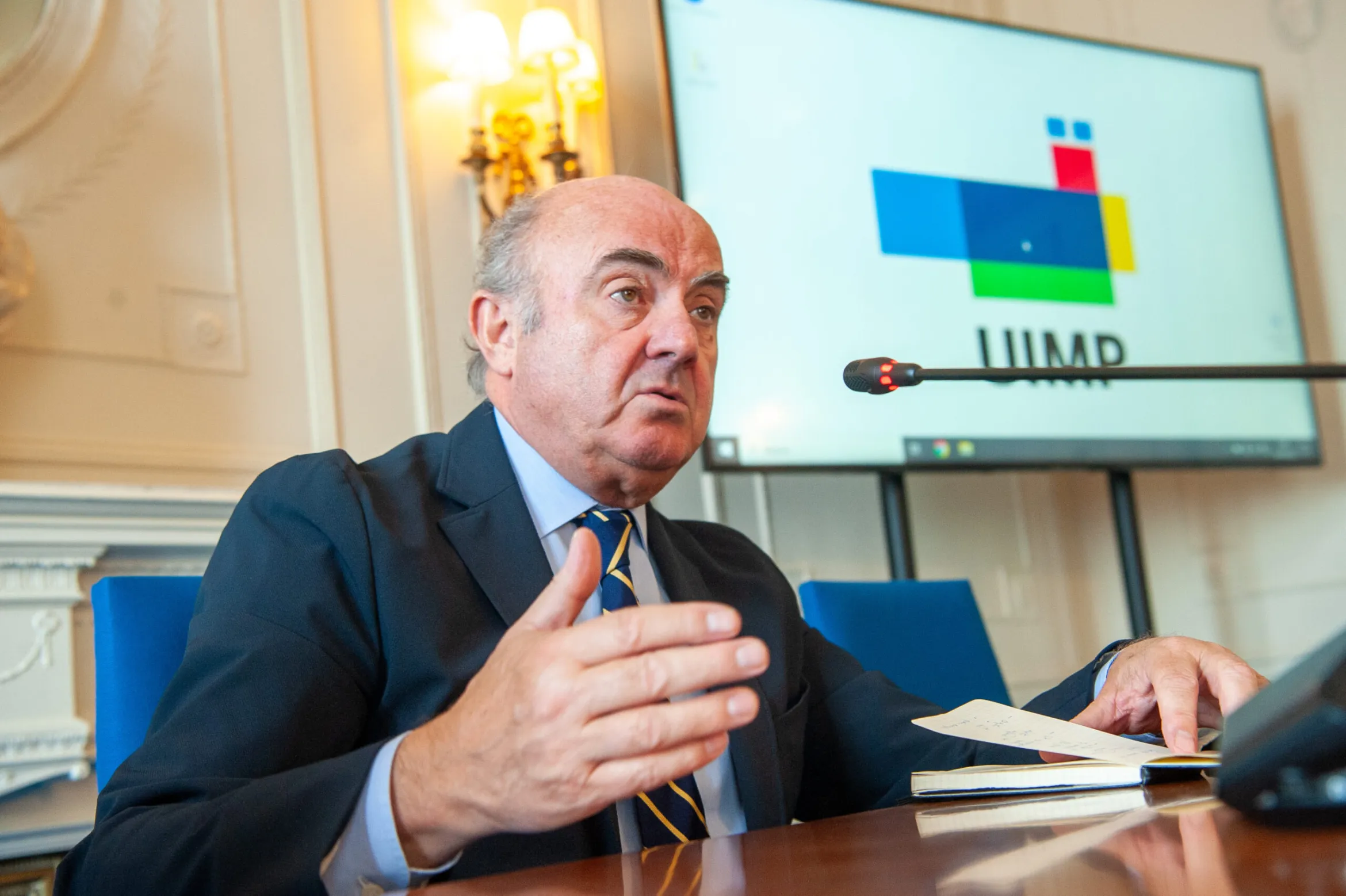 ECB’s de Guindos: So Far Middle East Conflict Has Not Derailed Disinflation Process ‘At All’